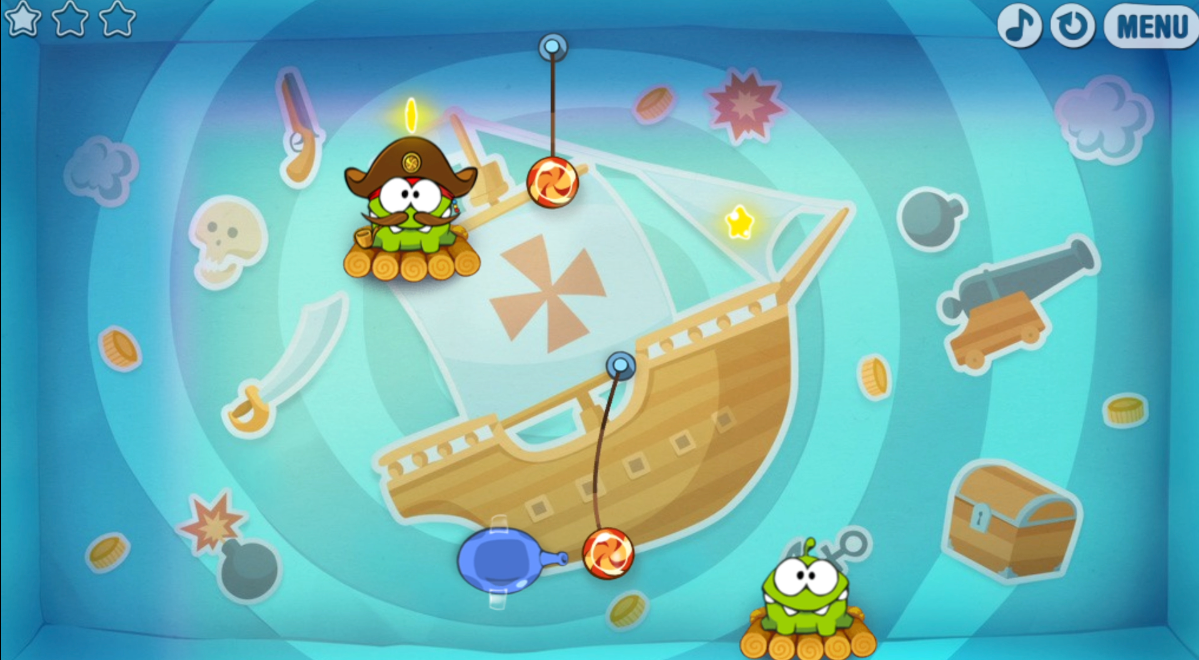 Cut the Rope: Time Travel - Play online at Coolmath Games